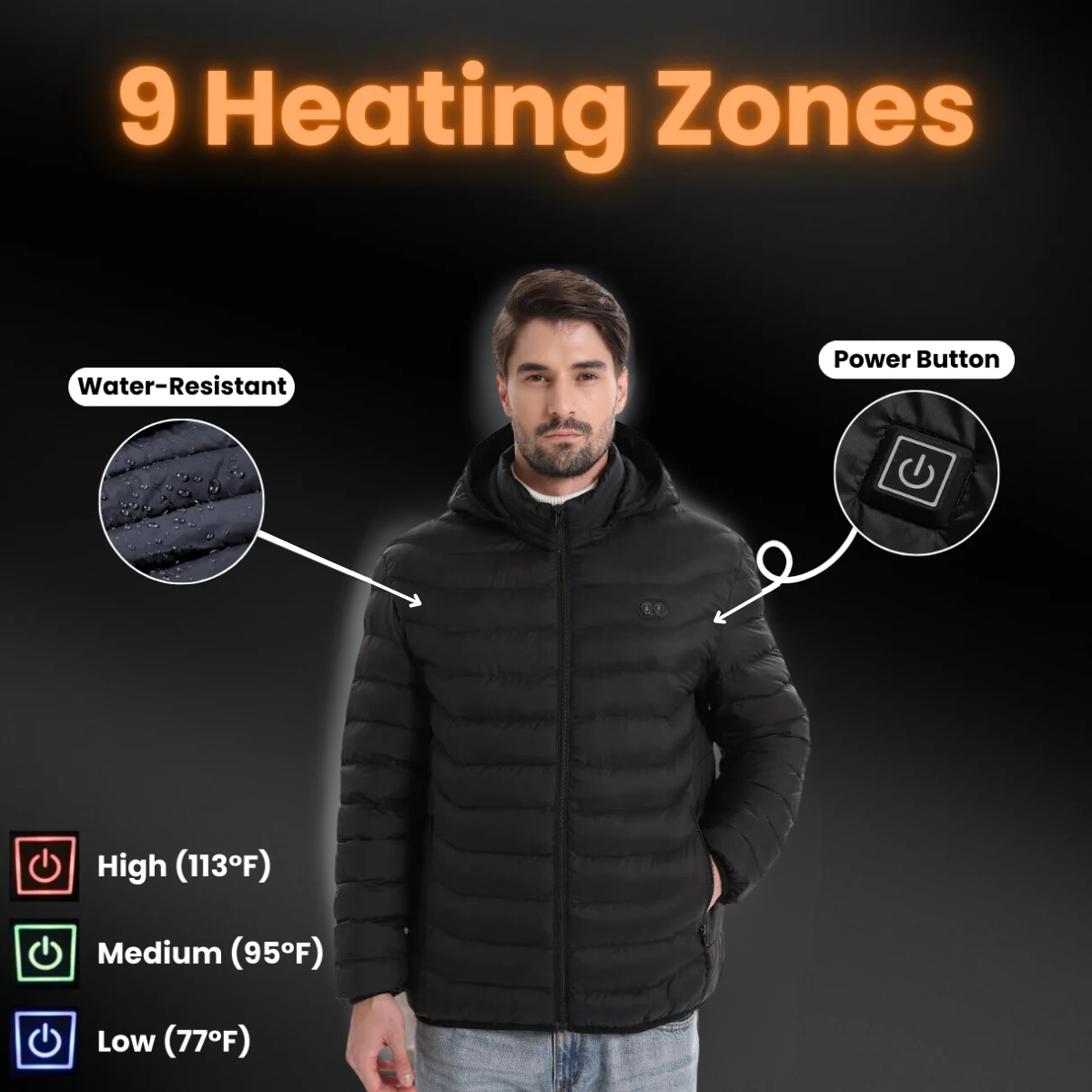 2025 ThermaTech™ Heated Down Jacket - Men&#39;s